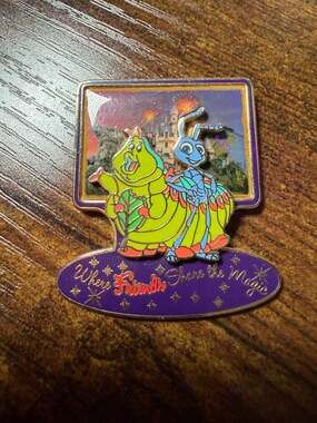 Disney Parks A Bug's Life Flik and Heimlich Where Friends Share LE 2500 Pin